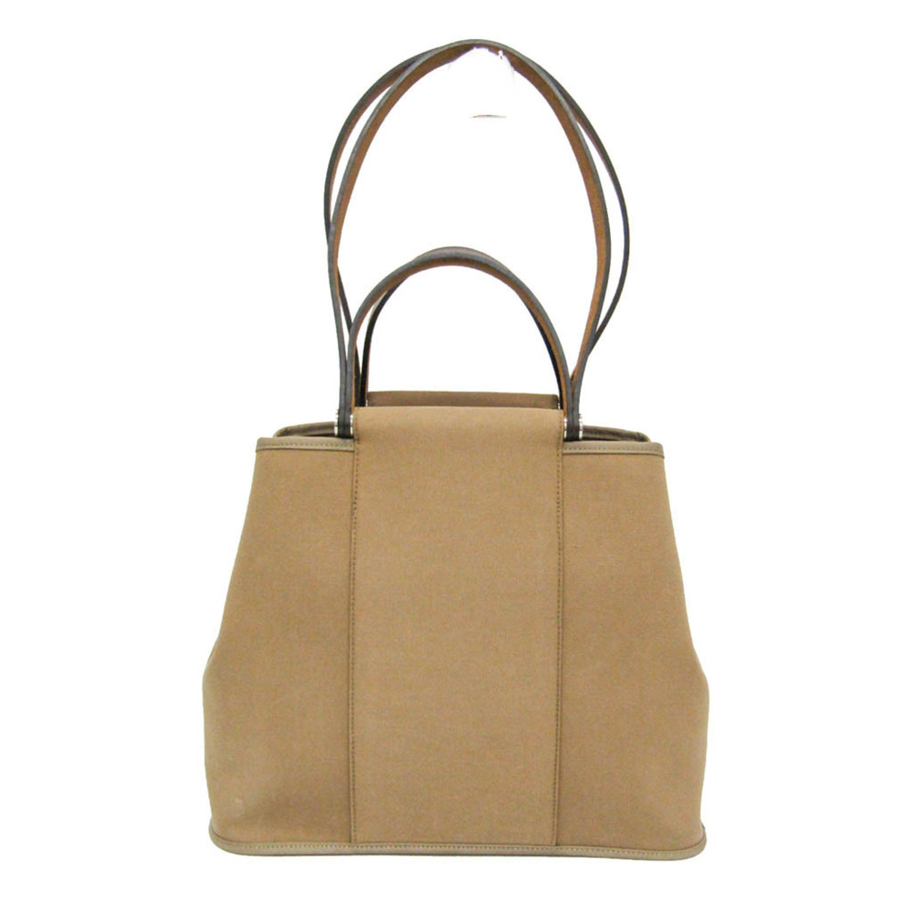 Hermes Cabag Toile and Leather 32
